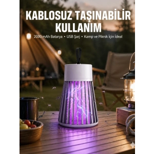 Mey İthalat® Uzun Ömürlü Bataryalı Taşınabilir Böcek Kovucu