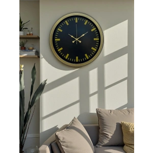 Mey İthalat® Vintage 40 Cm Metal Modern Duvar Saati