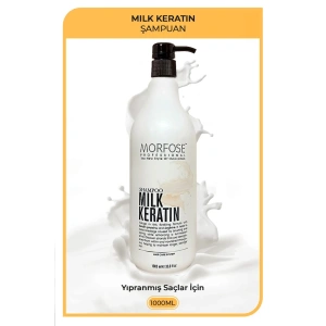 Milk Keratin Şampuan 1000 ML - Besleyici Koruyucu Etki