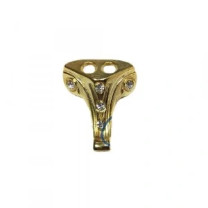 Moda Taşlı Ahşap, Mdf, Sunta Sandık Ayağı, Kutu Ayak 1,5 Cm - Sarı