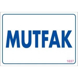 Mutfak Uyarı Levhası 17,5x25 KOD:1657
