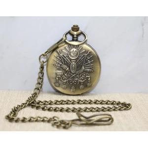 Osmanlı Devlet Arması Köstekli Saat Alk3983