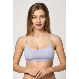 Pedli İp Askılı Gri Büstiyer