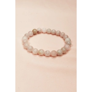 Pembe Kuvars Doğal Taş Bileklik Kutulu