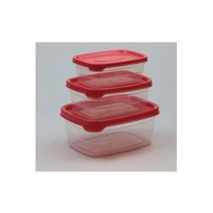 Plastik Saklama Kabı 3lü 400 Ml - 670 Ml - 1.2 Lt. Royaleks-BNM-0513
