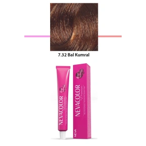 Premium 7.32 Bal Kumral - Kalıcı Krem Saç Boyası 50 g Tüp