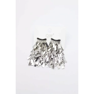 Pullu Küpe - Gümüş