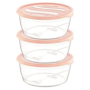 Saklama Kabı Karizma Yuvarlak 3lü No:2 Royaleks-ÇNK2149