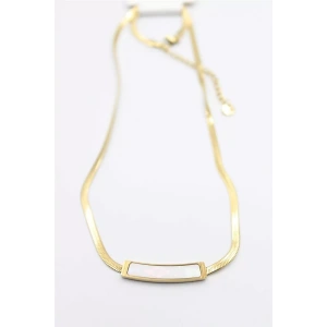 Sedef İtalyan Zincir Kolye - Altın