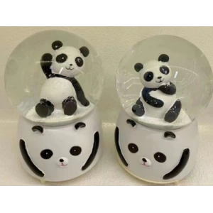 Siyah-beyaz Panda Kar Küresi Büyük Boy