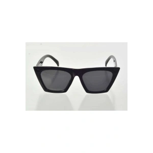 Siyah Çerçeve Cat Eye Kadın Güneş Gözlüğü - Moda Gözlük