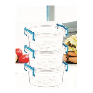 Sweet Yuvarlak Saklama Kabı 3lü Royaleks-ÇNK2320