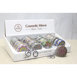 Taşlı El Aynası Anahtarlık Alk3771