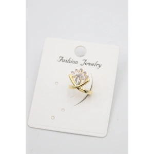 Taşlı Kıkırdak Küpe - Altın