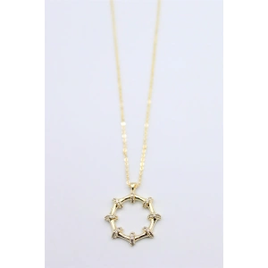 Taşlı Kolye - Altın