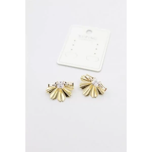 Taşlı Küpe - Altın