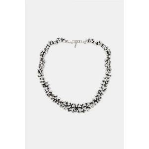 Taşlı Mercan Kolye - Gümüş