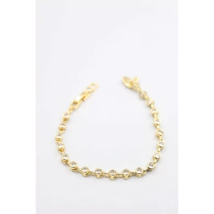 Taşlı Vip Bileklik - Altın