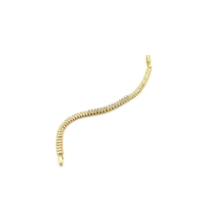 Taşlı VİP Bileklik - Altın