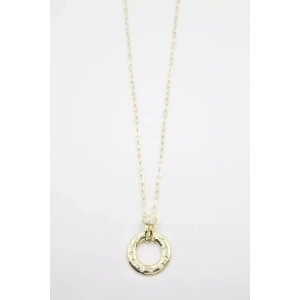 Taşlı Vip Kolye - Altın