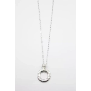 Taşlı Vip Kolye - Gümüş