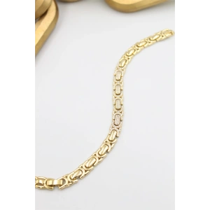 Taşlı Xuping Bileklik - Altın