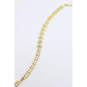 Taşlı Xuping Bileklik - Altın