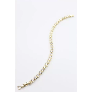 Taşlı Xuping Bileklik - Altın