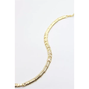 Taşlı Xuping Bileklik - Altın