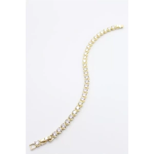 Taşlı Xuping Bileklik - Altın