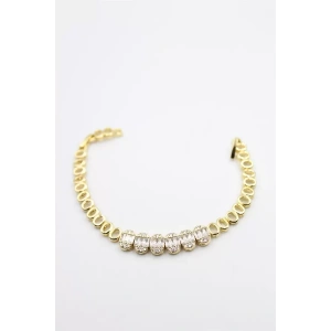 Taşlı Xuping Bileklik - Altın