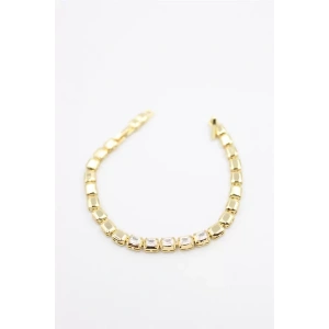 Taşlı Xuping Bileklik - Altın