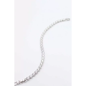 Taşlı Xuping Bileklik - Gümüş