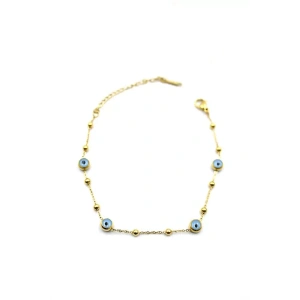 Top Nazar Bileklik - Altın