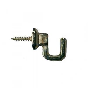 Vidalı Kanca, Askı Küçük - 15x18mm, Sarı - 100 Adet