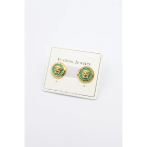 Vs Çelik Küpe - Yeşil