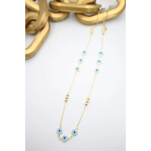 Xuping Nazar Kolye - 50 cm - Altın