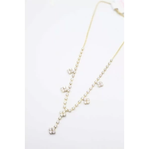 Xuping Taşlı Kolye - Altın