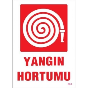 Yangın Hortumu Uyarı Levhası 25x35 KOD:864