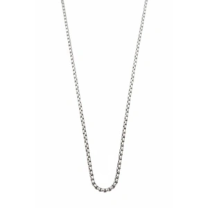 Yılan Zincir Kolye - 45 cm - Gümüş