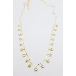 Yıldız Sallantılı Kolye - Altın