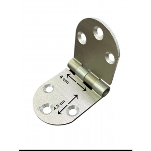 Yüksel Oval Alüminyum Kasa Menteşesi 4 cm