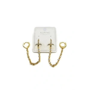 Zincir Küpe - Altın