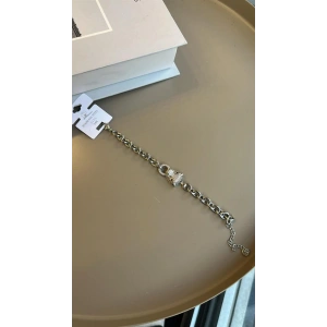 Zirkon Leopar Bileklik - Gümüş