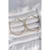 BFS 316 Çelik Gold Renk 53 mm Halka Model Kadın Küpe