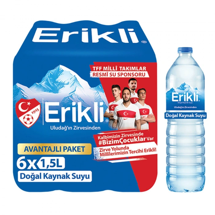 Erikli Su Avantajlı Paket 6 x 1.5 L