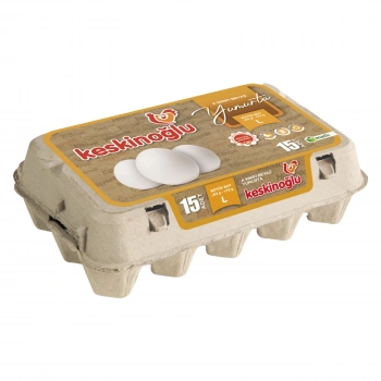 Keskinoglu 15li L Büyük Boy Yumurta (63-72 G)