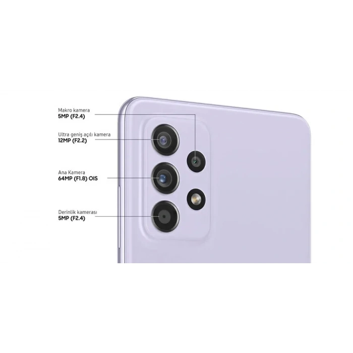 İkinciel Samsung Galaxy A52 128 GB Siyah. (Şarj Cihazı Hediye)