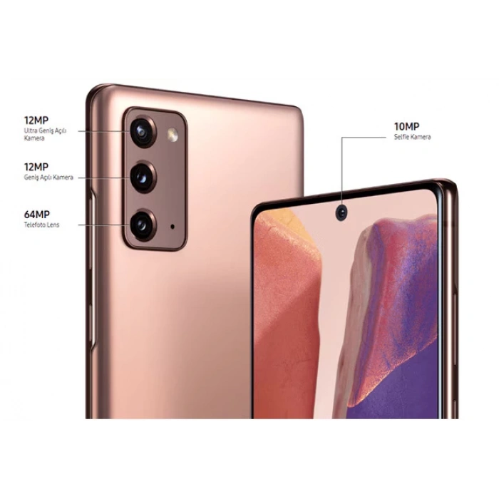 İkinciel Samsung Galaxy Note 20 256 GB Bronz (Şarj Cihazı Hediye)