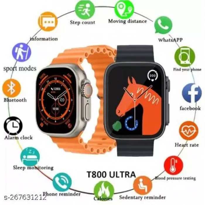 T 800 Ultra Akıllı Saat (Çift Kordonlu)